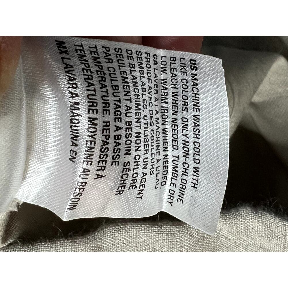 Charter Club Luxury womens size PXL pants Linen cropped Cruises, minimalist - Picture 8 of 9